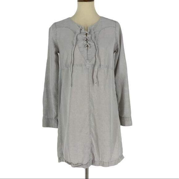 Anthropologie Cloth & Stone Tencel Tunic Top Women's Size XS - Picture 1 of 8